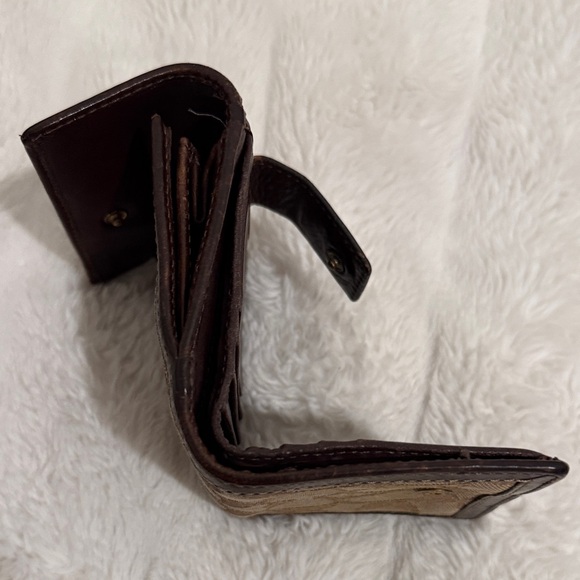 Coach Vintage Brown Monogram Wallet - Picture 4 of 5